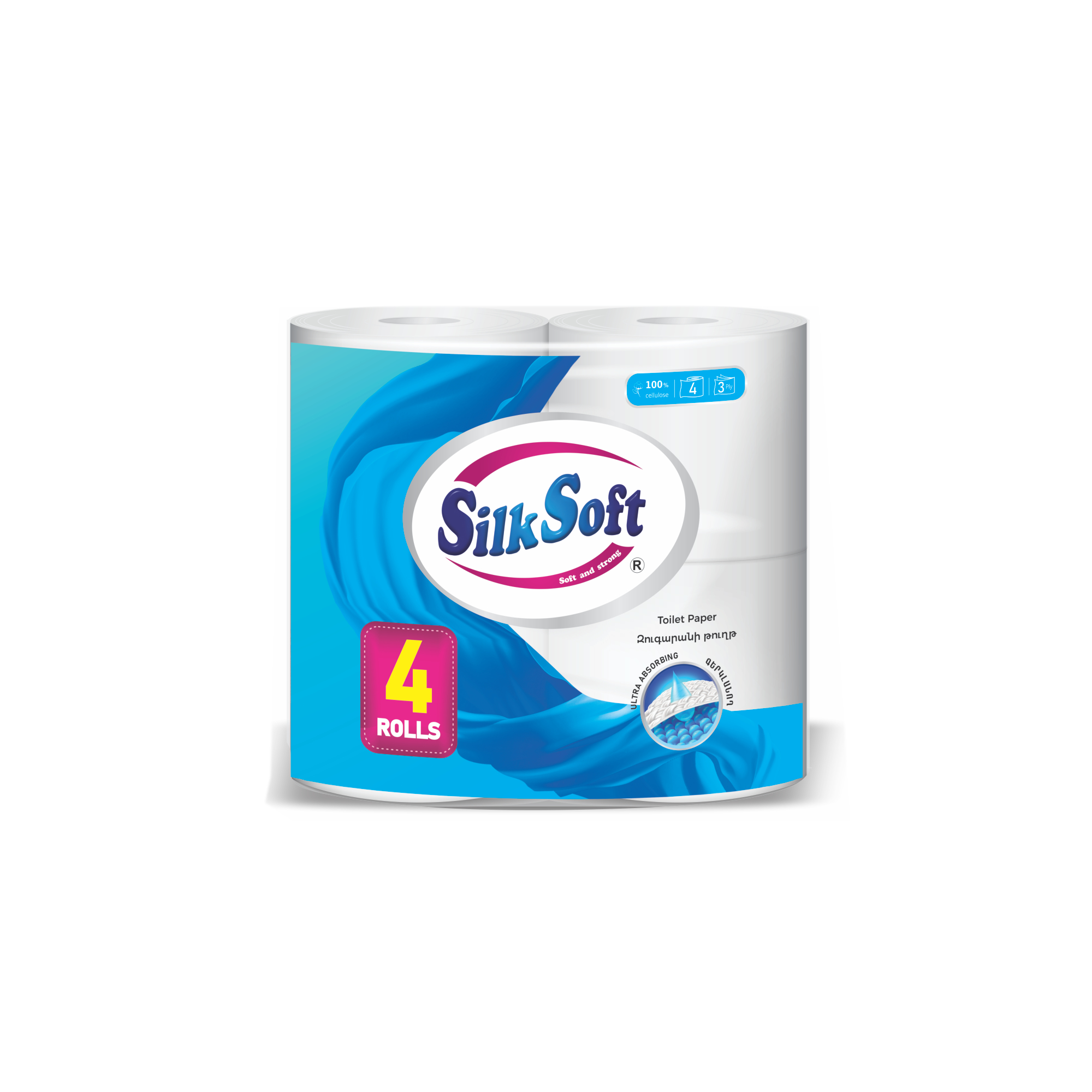 Туалетная бумага  Silk Soft  
